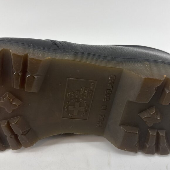 Dr Martens 1A89 Black Derby Lace Up Shoes Size 10 - Picture 15 of 16